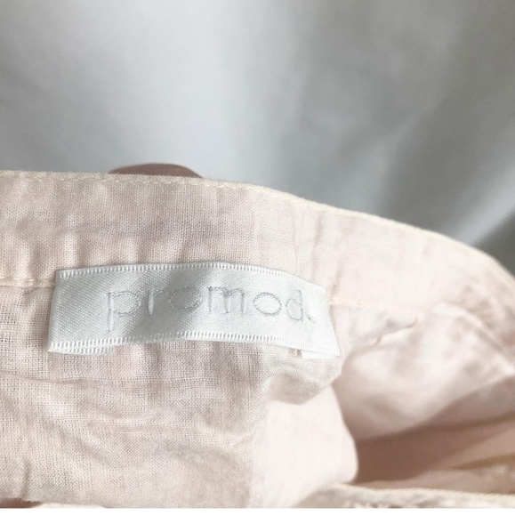 Promod Light Blush Crochet Skirt - Picture 3 of 5